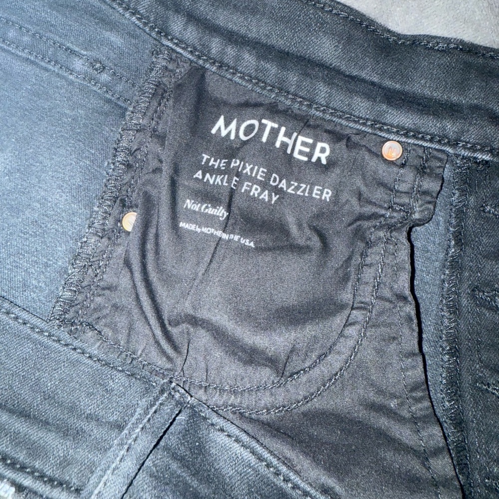 MOTHER Jeans The Pixie Ankle Fray SIZE 25 - Picture 6 of 8